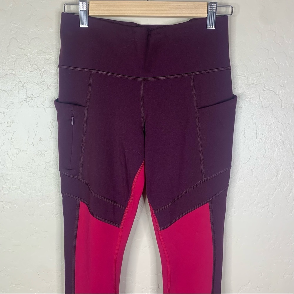 Athleta All In Structure 7/8 Colorblock Leggings - image 5
